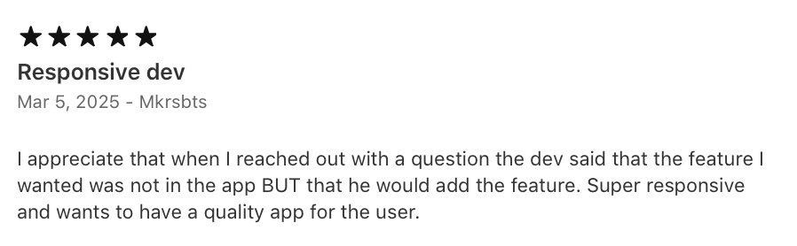Customer Review 2